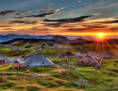 Velika planina: The view