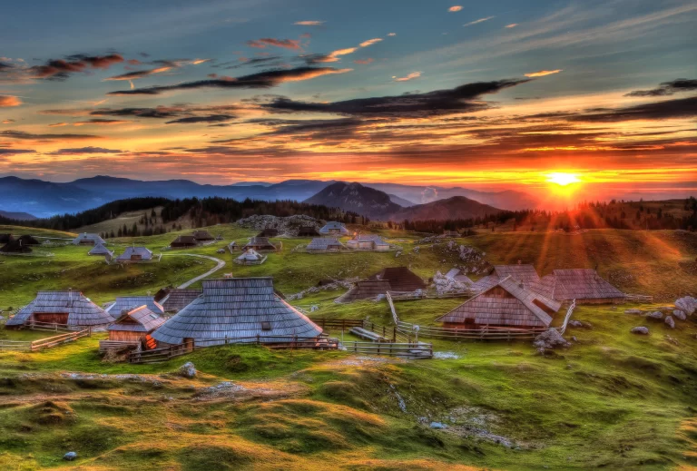 Velika planina: The view